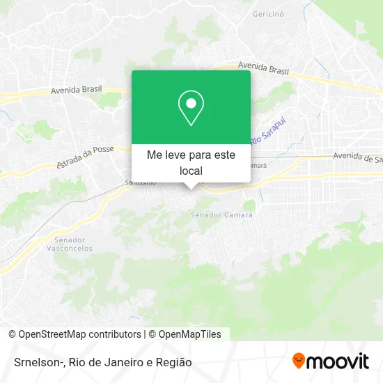 Srnelson- mapa