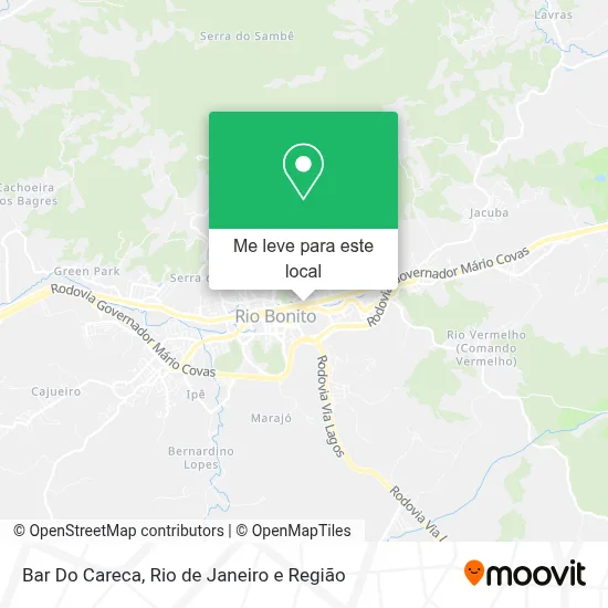 Bar Do Careca mapa