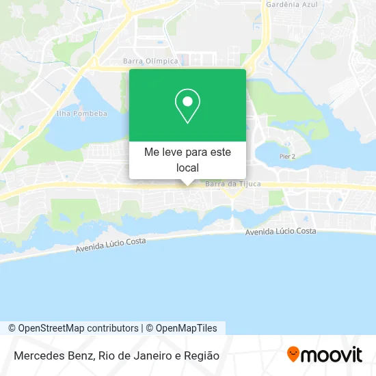 Mercedes Benz mapa