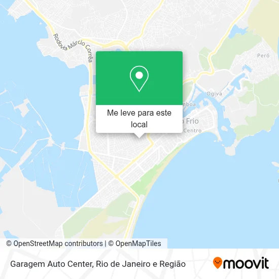 Garagem Auto Center mapa