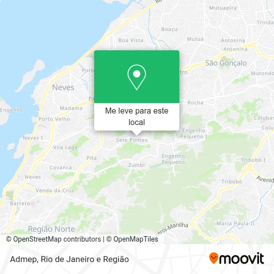 Admep mapa