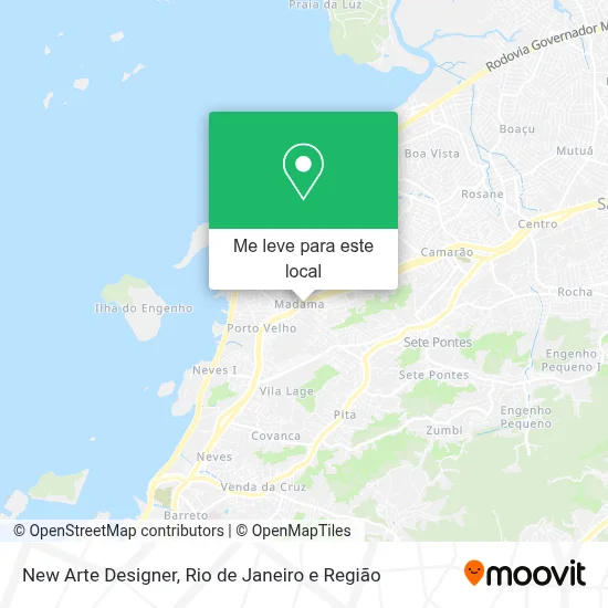 New Arte Designer mapa