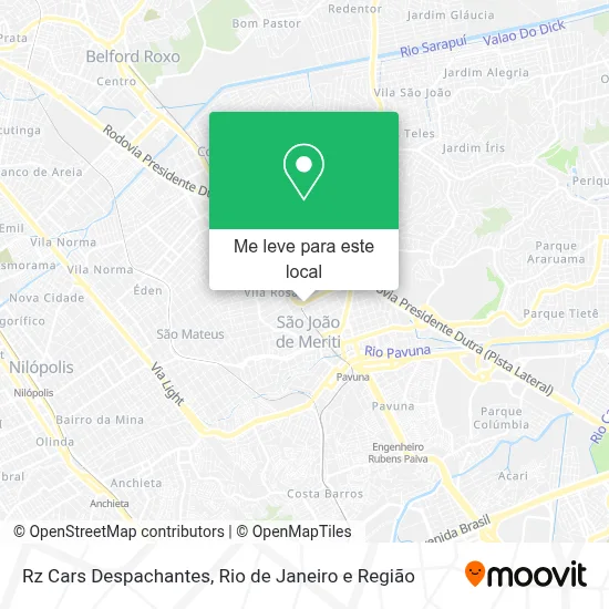 Rz Cars Despachantes mapa