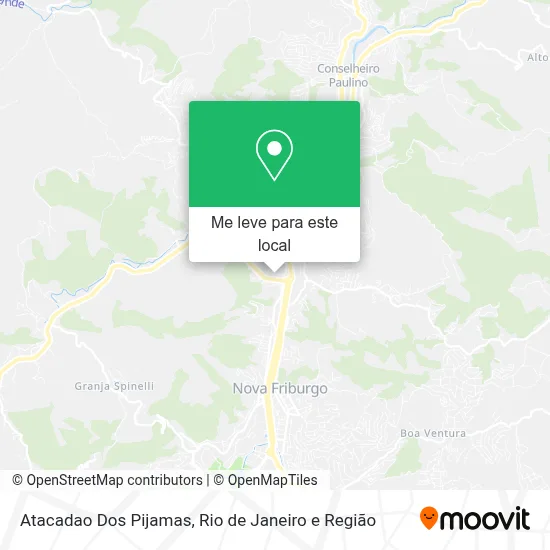 Atacadao Dos Pijamas mapa