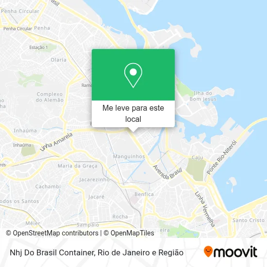 Nhj Do Brasil Container mapa