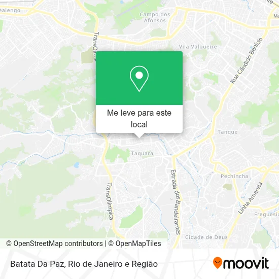 Batata Da Paz mapa