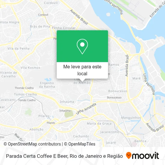 Parada Certa Coffee E Beer mapa
