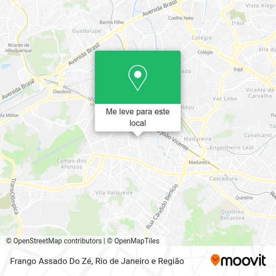 Frango Assado Do Zé mapa