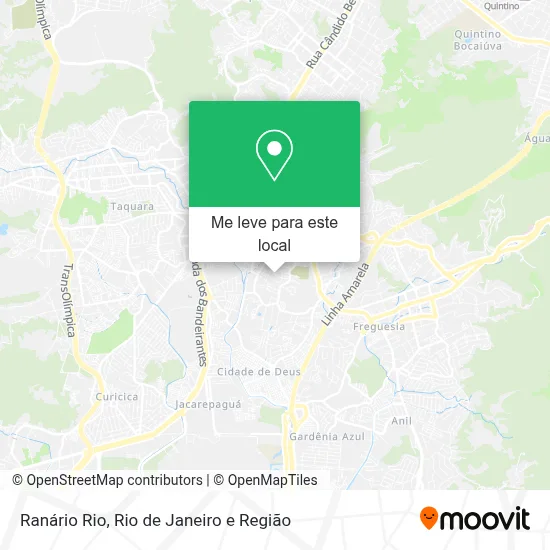 Ranário Rio mapa