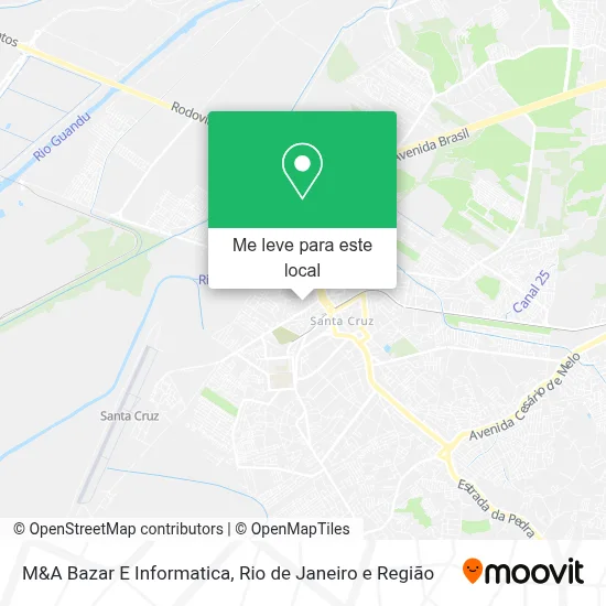 M&A Bazar E Informatica mapa