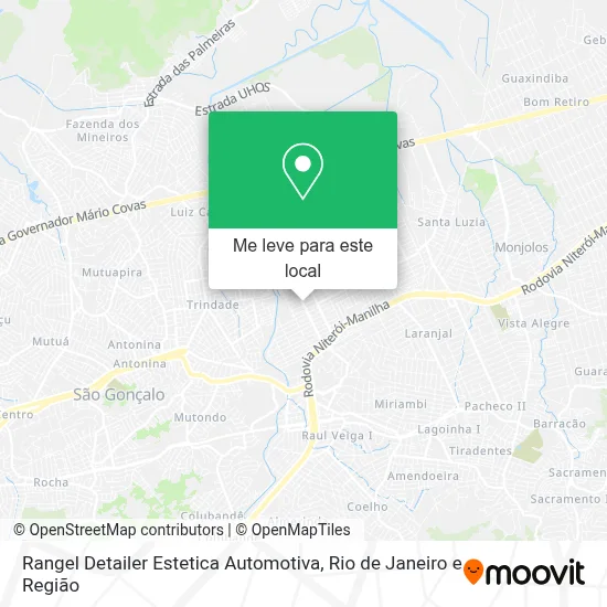 Rangel Detailer Estetica Automotiva mapa