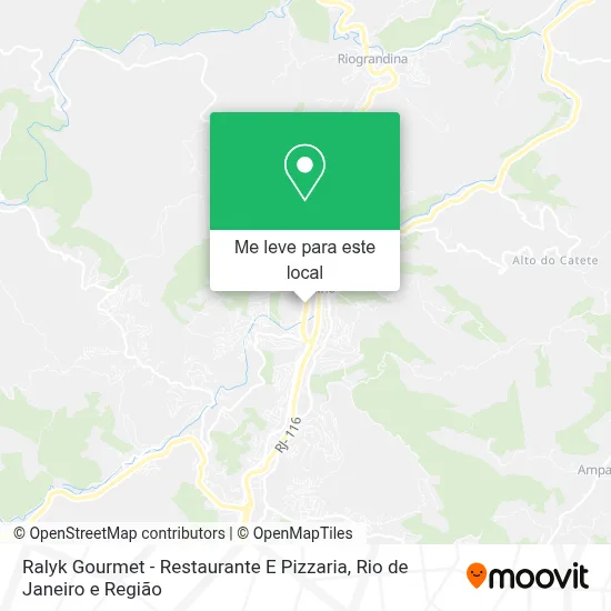 Ralyk Gourmet - Restaurante E Pizzaria mapa