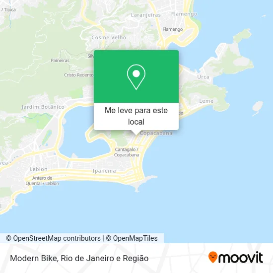 Modern Bike mapa