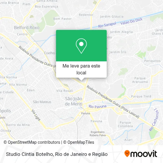 Studio Cíntia Botelho mapa