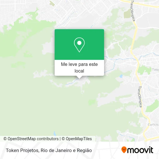 Token Projetos mapa