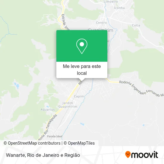 Wanarte mapa