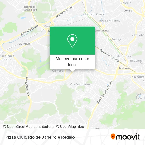 Pizza Club mapa