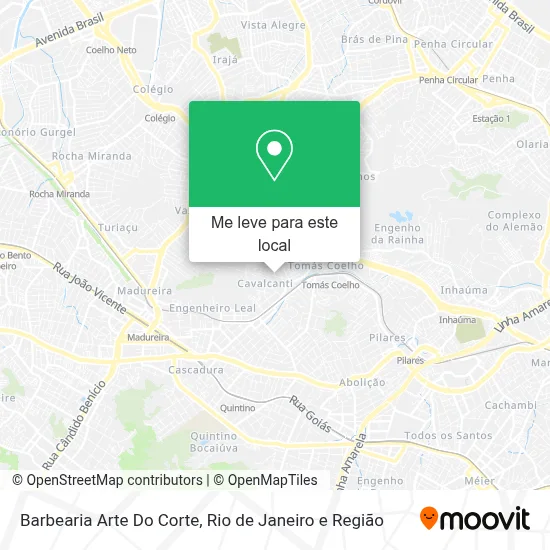 Barbearia Arte Do Corte mapa