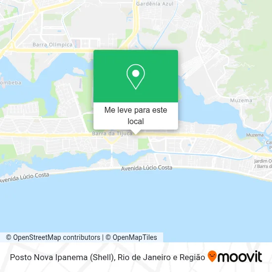 Posto Nova Ipanema (Shell) mapa