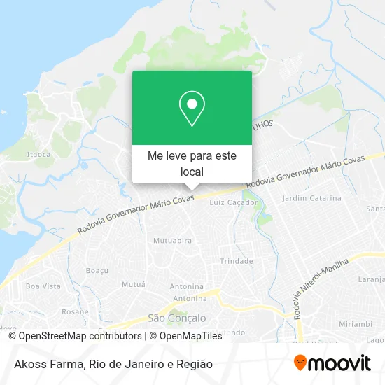 Akoss Farma mapa