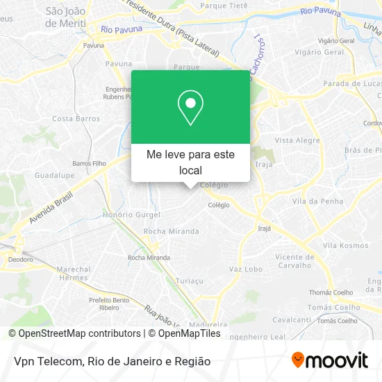 Vpn Telecom mapa