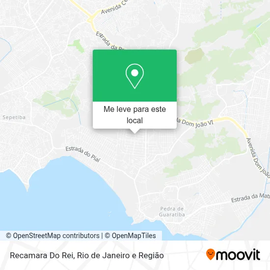Recamara Do Rei mapa