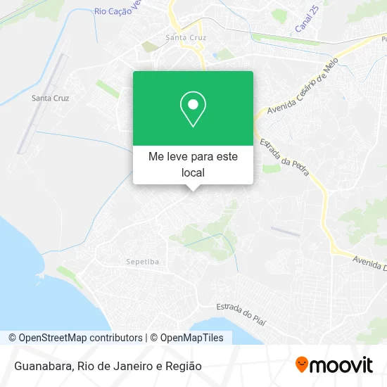 Guanabara mapa