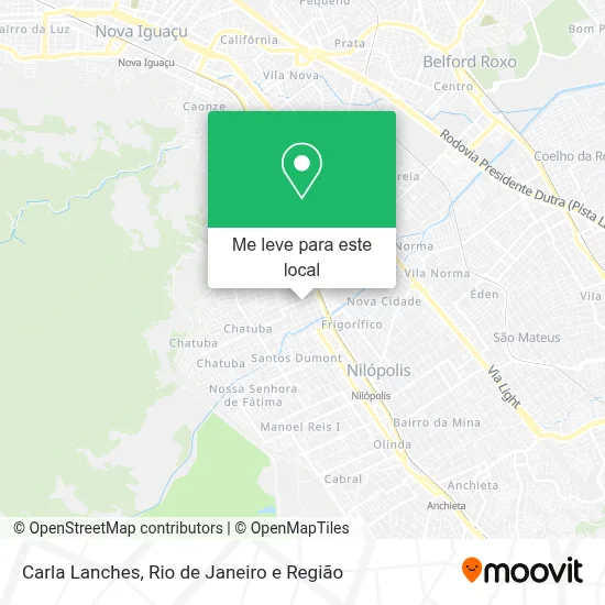 Carla Lanches mapa