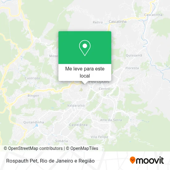 Rospauth Pet mapa