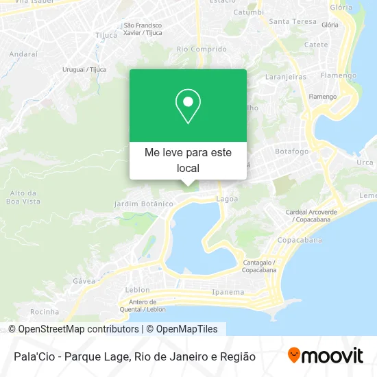 Pala'Cio - Parque Lage mapa