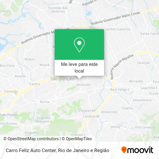 Carro Feliz Auto Center mapa
