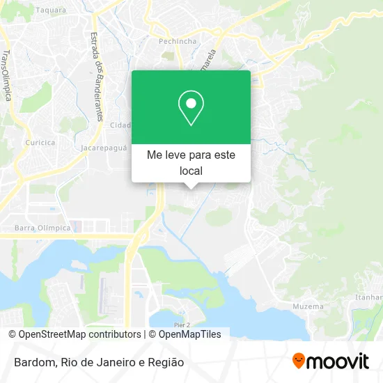 Bardom mapa