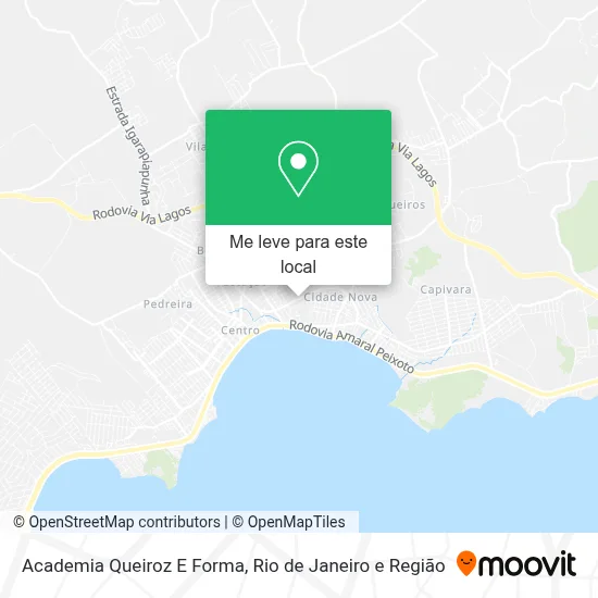 Academia Queiroz E Forma mapa
