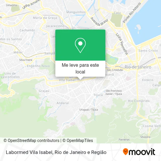 Labormed Vila Isabel mapa