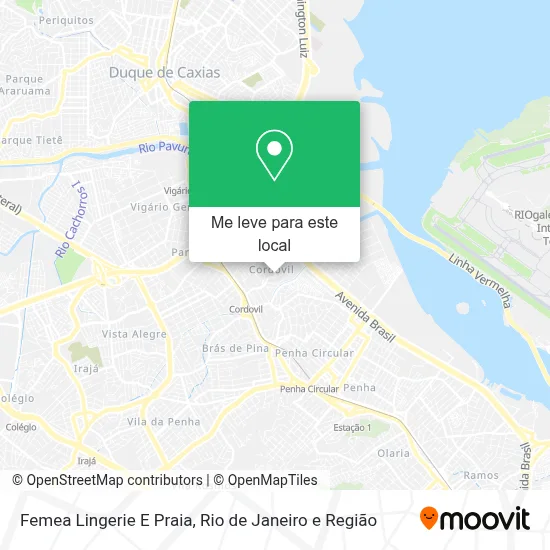 Femea Lingerie E Praia mapa