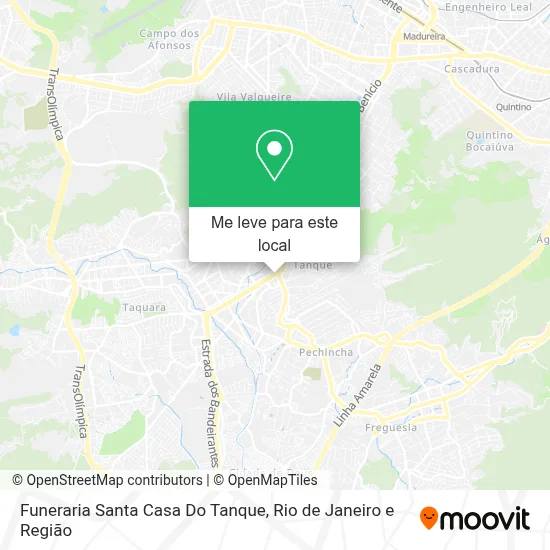 Funeraria Santa Casa Do Tanque mapa