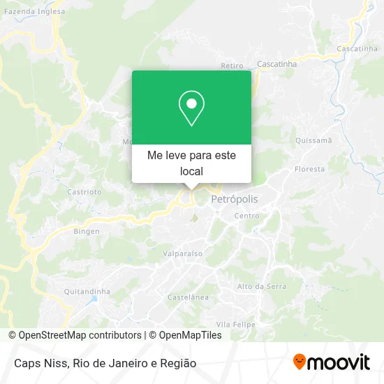 Caps Niss mapa