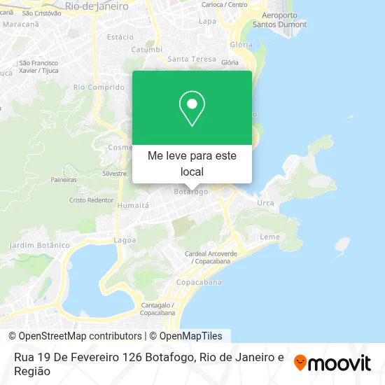 Rua 19 De Fevereiro 126 Botafogo mapa