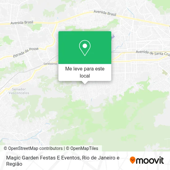 Magic Garden Festas E Eventos mapa