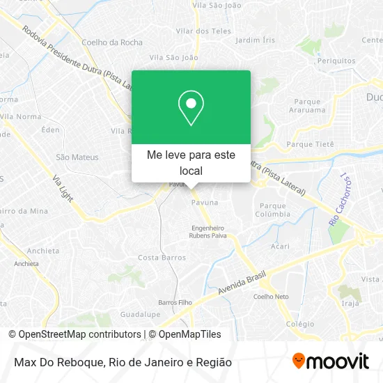 Max Do Reboque mapa