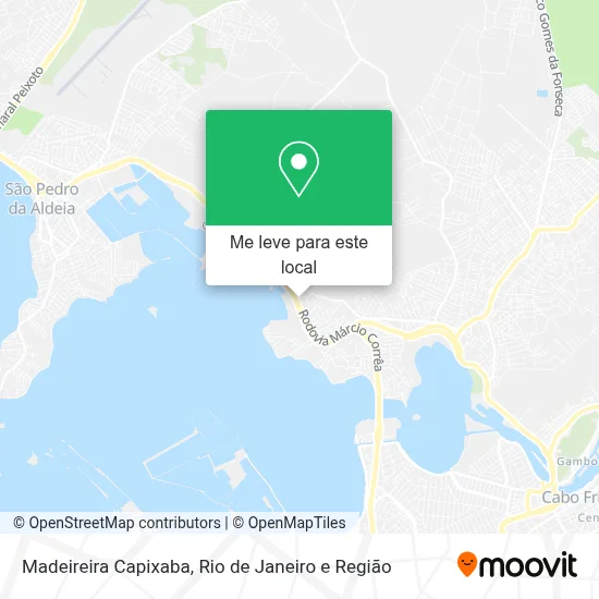 Madeireira Capixaba mapa