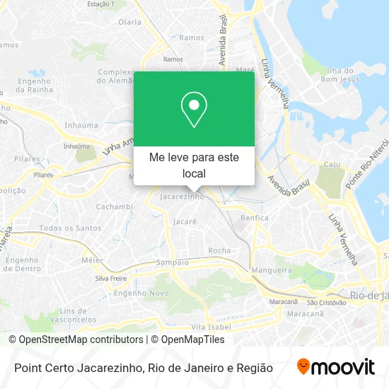 Point Certo Jacarezinho mapa
