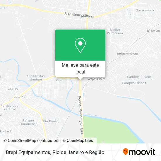 Brepi Equipamentos mapa