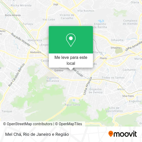 Mel Chá mapa