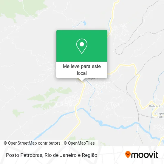 Posto Petrobras mapa