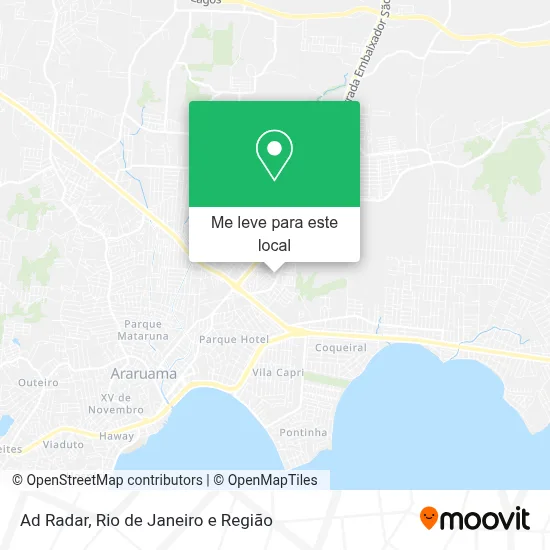 Ad Radar mapa
