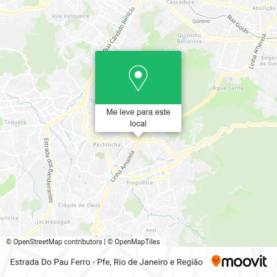 Estrada Do Pau Ferro - Pfe mapa