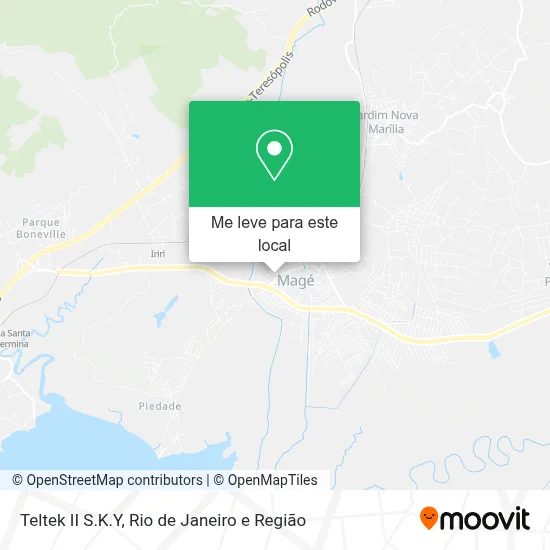 Teltek II S.K.Y mapa