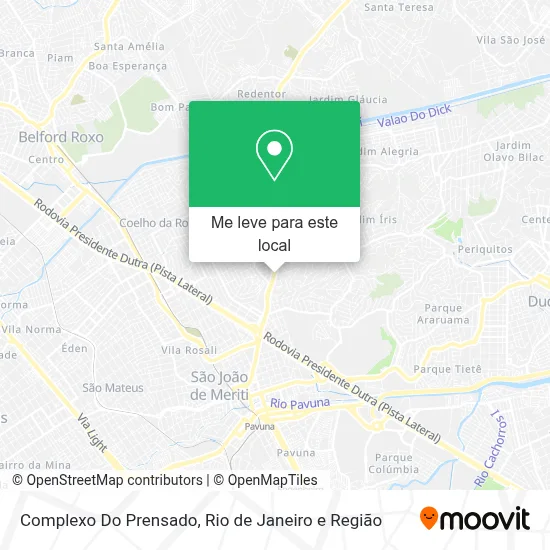 Complexo Do Prensado mapa