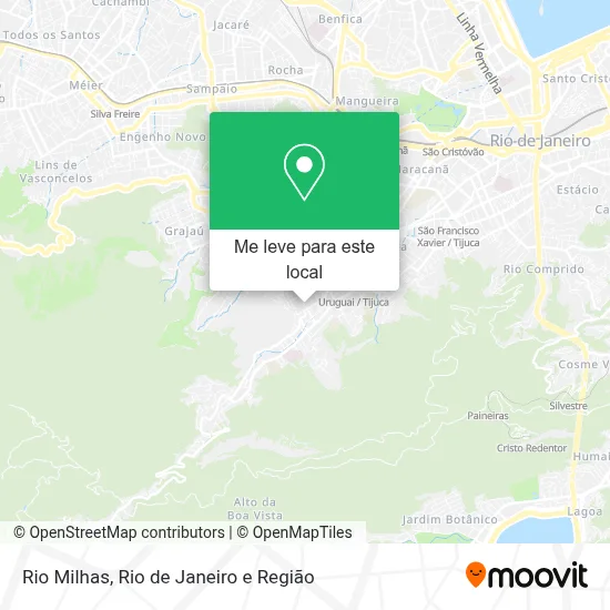 Rio Milhas mapa